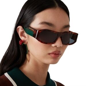 NWT: Casablanca Brown Tortoise Sunglasses